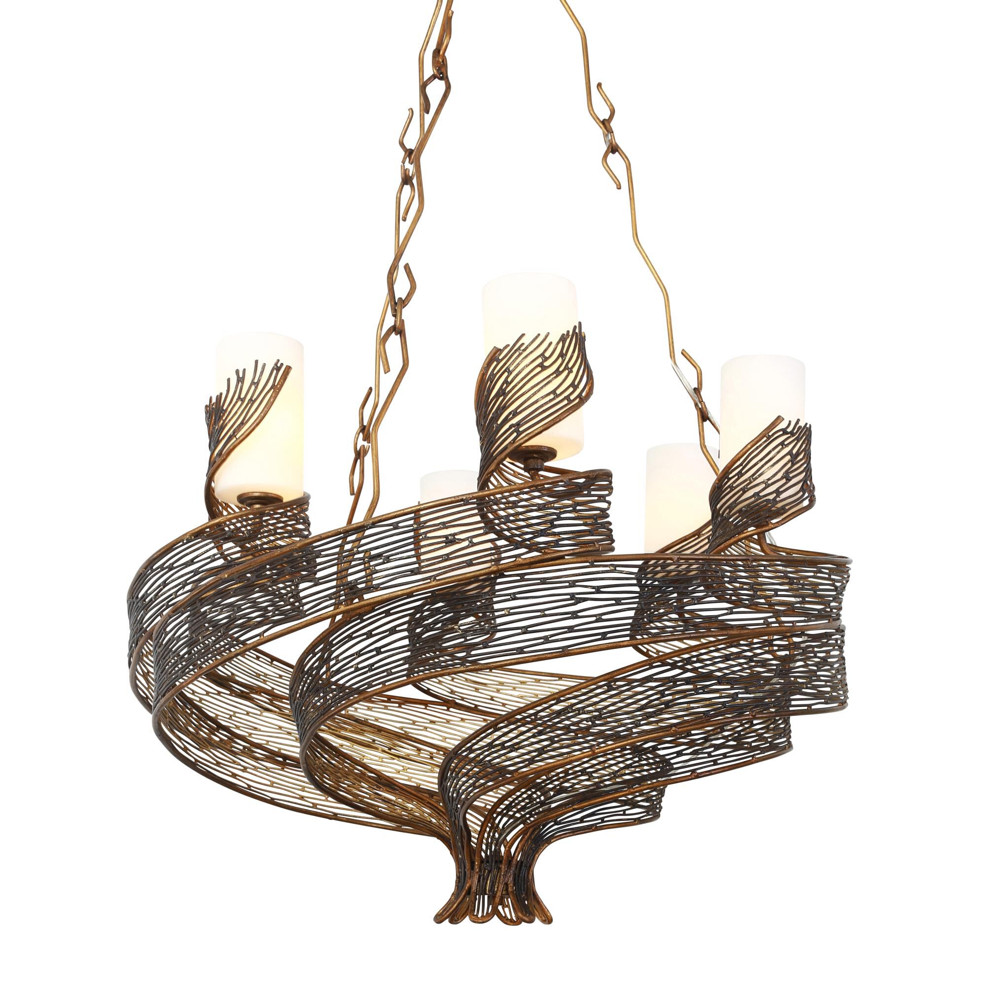 Flow 29 Inch 6 Light Chandelier by Varaluz